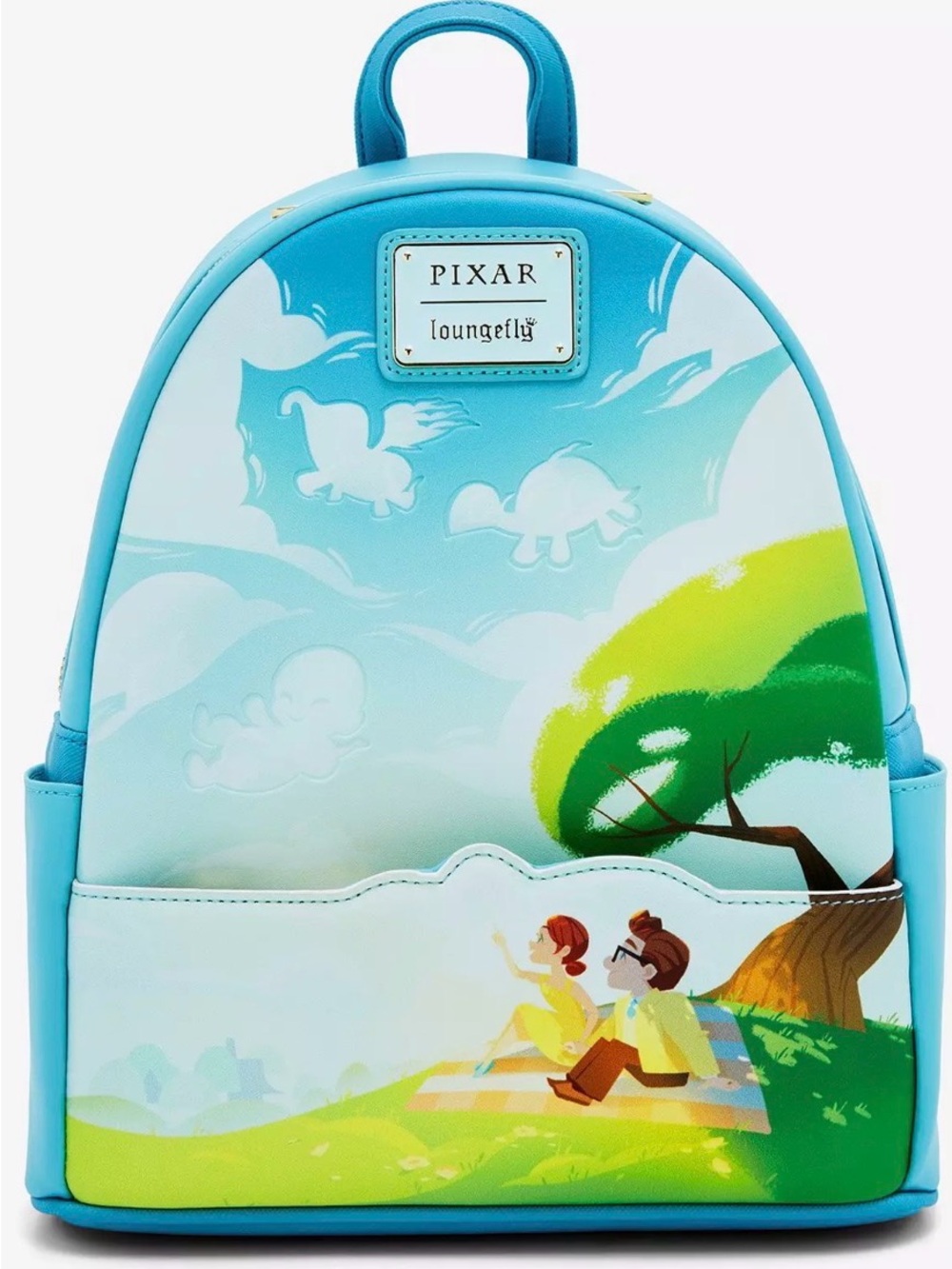 Disney Pixar Loungefly 'Up' Scene Mini Backpack - Blue Green